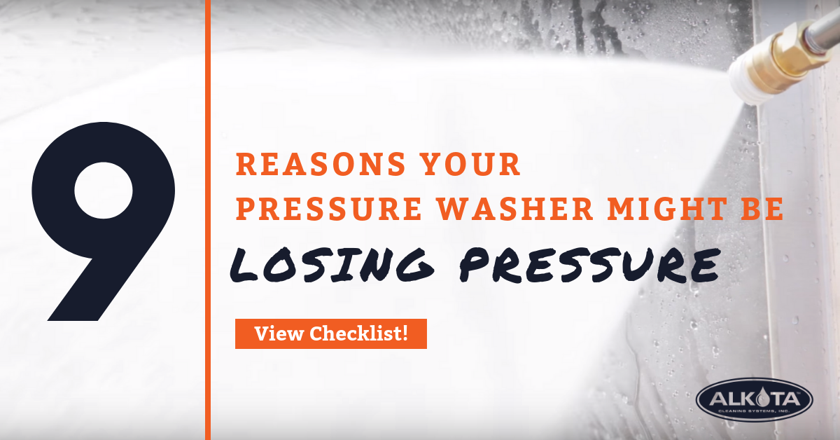 9 Reasons Your Pressure Washer Might Be Losing Pressure